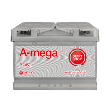 AMEGA AGM Start&Stop 12V 70Ah 760A